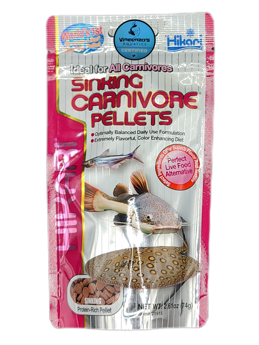 Carnivore sinking deals pellets